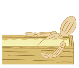 Daily Life of Wooden Man Models sticker #7365075
