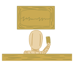 Daily Life of Wooden Man Models sticker #7365076