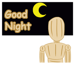 Daily Life of Wooden Man Models sticker #7365078