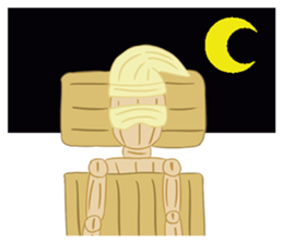 Daily Life of Wooden Man Models sticker #7365079