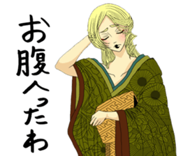 Japanese Oiran 2 sticker #7365665