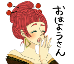 Japanese Oiran 2 sticker #7365667