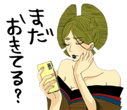 Japanese Oiran 2 sticker #7365669