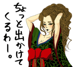 Japanese Oiran 2 sticker #7365673