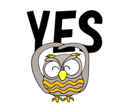 Contact innocent Owl sticker #7365766