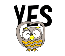 Contact innocent Owl sticker #7365766