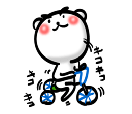 Easy to use Taiwanese. Eyebrow's Bear 2 sticker #7366129