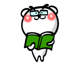 Easy to use Taiwanese. Eyebrow's Bear 2 sticker #7366130