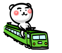 Easy to use Taiwanese. Eyebrow's Bear 2 sticker #7366146