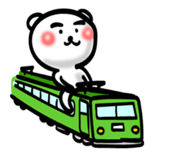 Easy to use Taiwanese. Eyebrow's Bear 2 sticker #7366146