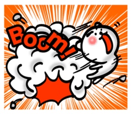 Easy to use Taiwanese. Eyebrow's Bear 2 sticker #7366155