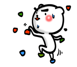 Easy to use Taiwanese. Eyebrow's Bear 2 sticker #7366158