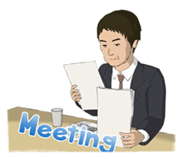 Life of businessman sticker #7366324