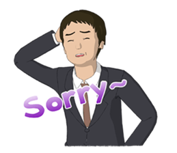 Life of businessman sticker #7366338