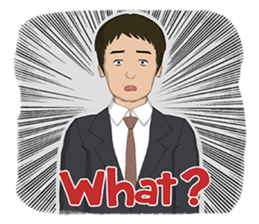 Life of businessman sticker #7366345