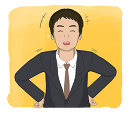 Life of businessman sticker #7366346