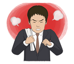 Life of businessman sticker #7366347