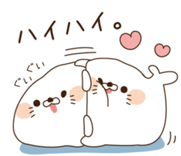 Stinging tongue seal For sweethearts sticker #7367132