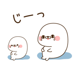 Stinging tongue seal For sweethearts sticker #7367144