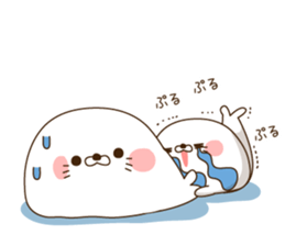 Stinging tongue seal For sweethearts sticker #7367146