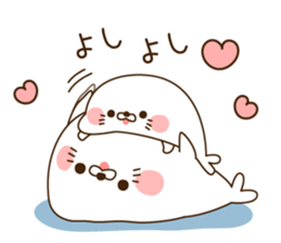 Stinging tongue seal For sweethearts sticker #7367153