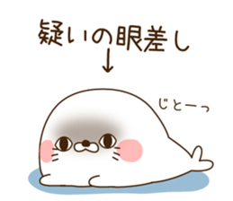 Stinging tongue seal For sweethearts sticker #7367155