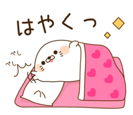 Stinging tongue seal For sweethearts sticker #7367156