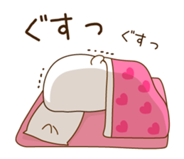 Stinging tongue seal For sweethearts sticker #7367157