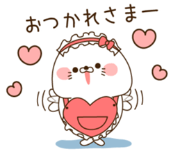 Stinging tongue seal For sweethearts sticker #7367162