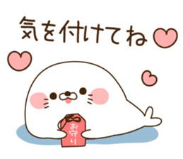 Stinging tongue seal For sweethearts sticker #7367163