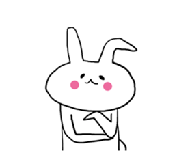 Prank chick and rabbit in the world sticker #7367329