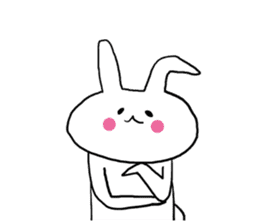 Prank chick and rabbit in the world sticker #7367329