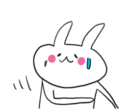 Prank chick and rabbit in the world sticker #7367335