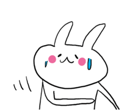 Prank chick and rabbit in the world sticker #7367335