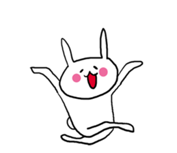 Prank chick and rabbit in the world sticker #7367338