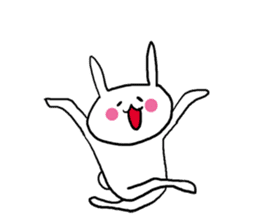 Prank chick and rabbit in the world sticker #7367338