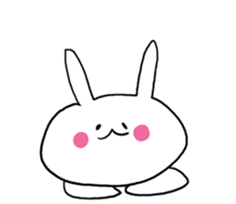 Prank chick and rabbit in the world sticker #7367339