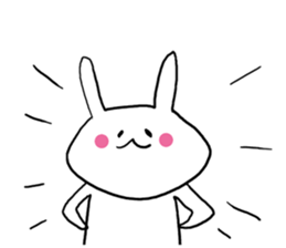 Prank chick and rabbit in the world sticker #7367340