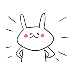 Prank chick and rabbit in the world sticker #7367340