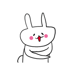 Prank chick and rabbit in the world sticker #7367342