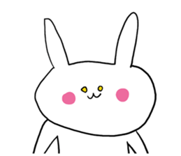 Prank chick and rabbit in the world sticker #7367343