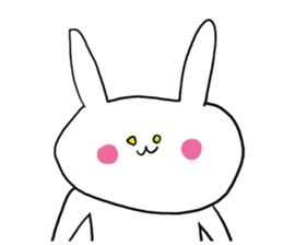 Prank chick and rabbit in the world sticker #7367343