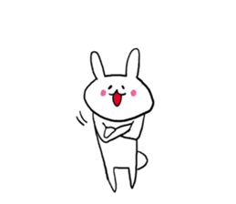 Prank chick and rabbit in the world sticker #7367345