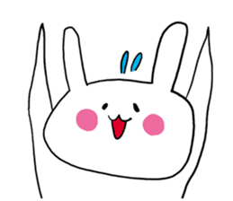 Prank chick and rabbit in the world sticker #7367352