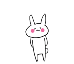 Prank chick and rabbit in the world sticker #7367357