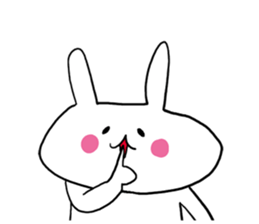 Prank chick and rabbit in the world sticker #7367358