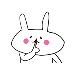 Prank chick and rabbit in the world sticker #7367358