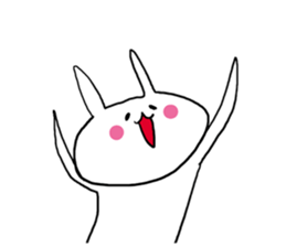 Prank chick and rabbit in the world sticker #7367360