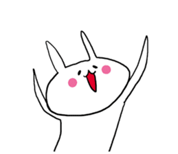 Prank chick and rabbit in the world sticker #7367360