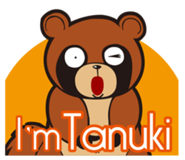 Animal character navi land Ver.Tanuki sticker #7367364